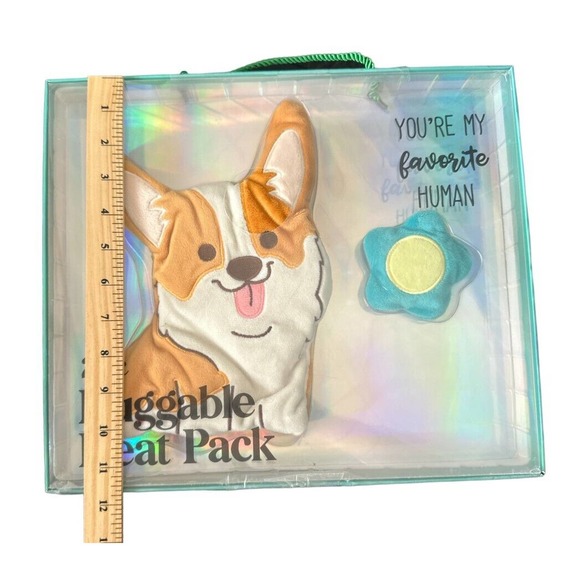 2 Pc Huggable Heat Pack DOG Heating Pad Soft Microwaveable Hot or Cold Pad - Picture 3 of 3